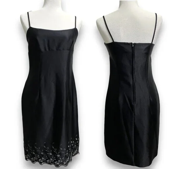 City Triangles Y2K Stretch Empire Waist Dress spaghetti straps - Picture 1 of 7